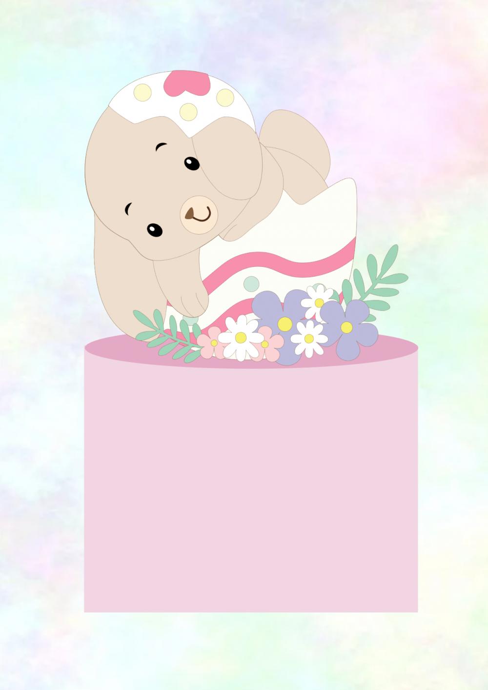 Arquivo de corte topo de bolo Páscoa