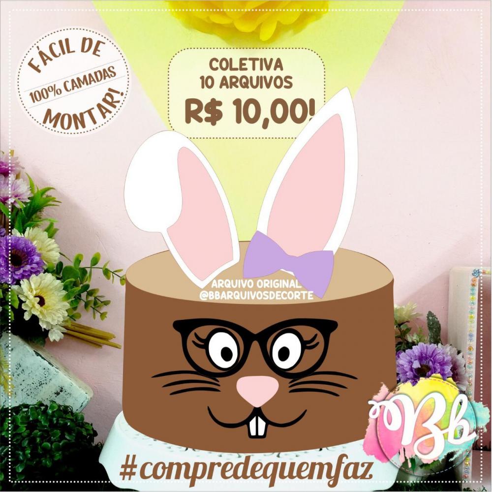 Arquivo de corte topo de bolo Páscoa