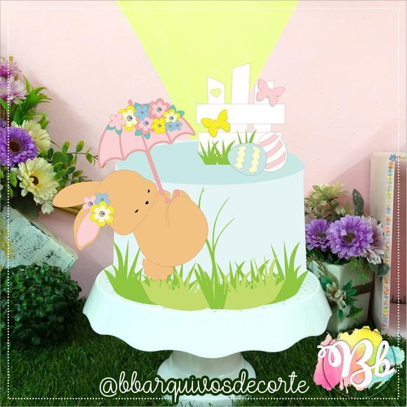 Arquivo de corte topo de bolo Páscoa