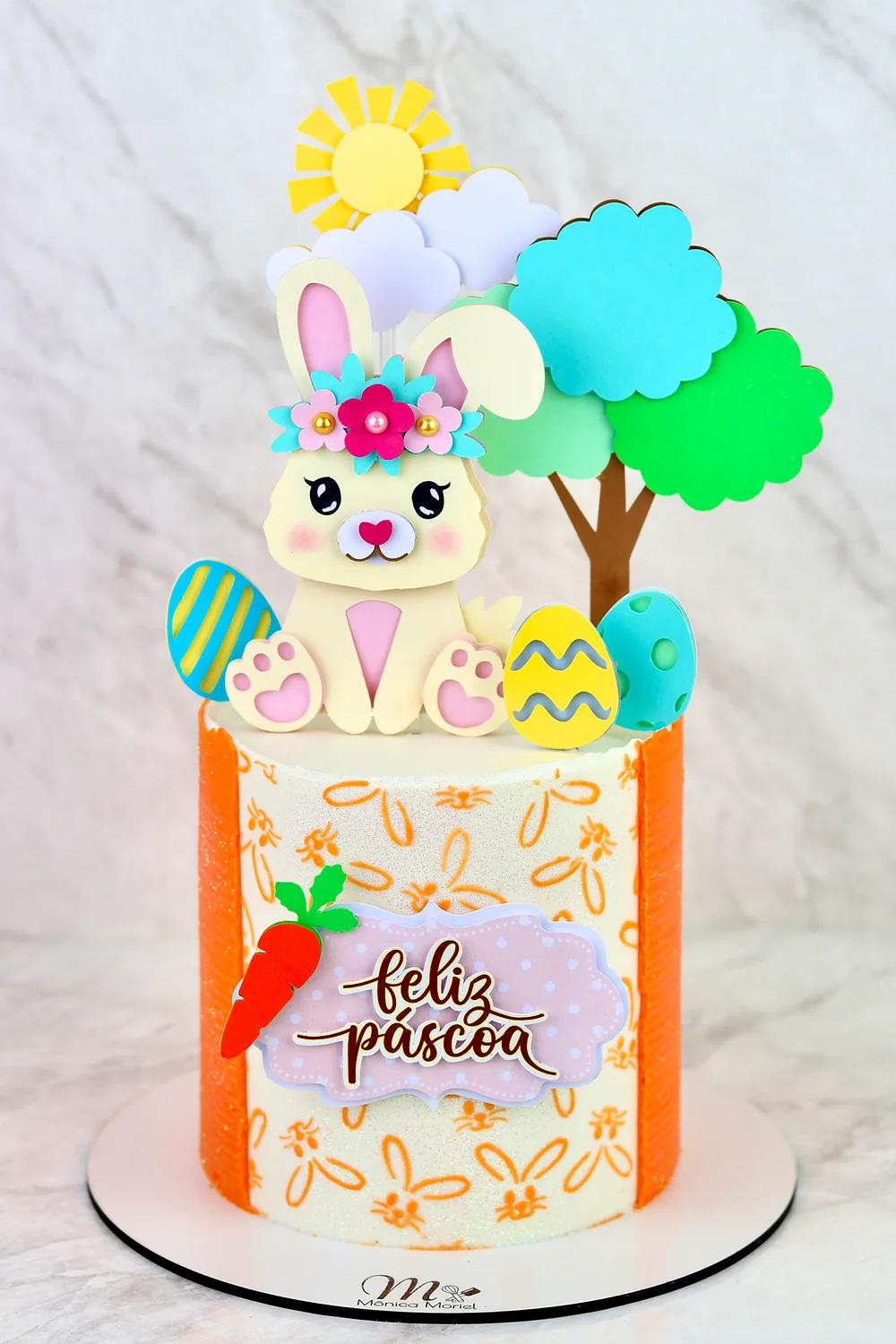 Arquivo de corte topo de bolo Páscoa