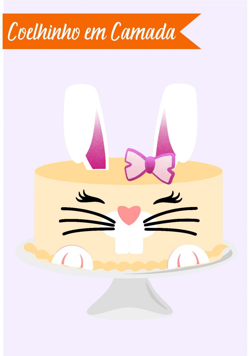 Arquivo de corte topo de bolo Páscoa