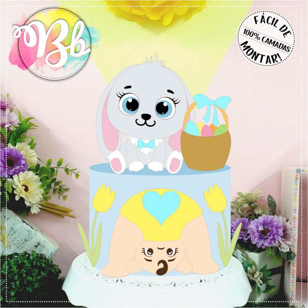 Arquivo de corte topo de bolo Páscoa