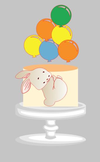 Arquivo de corte topo de bolo Páscoa