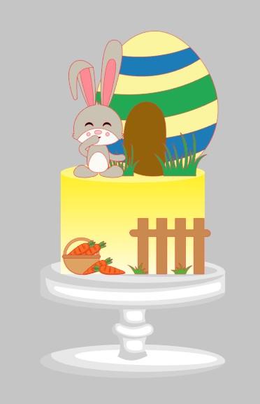 Arquivo de corte topo de bolo Páscoa