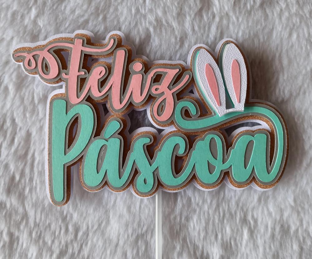 Arquivo de corte topo de bolo Páscoa