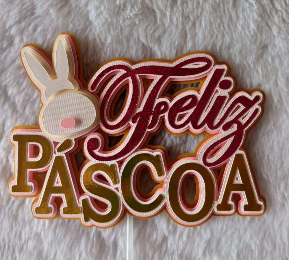 Arquivo de corte topo de bolo Páscoa