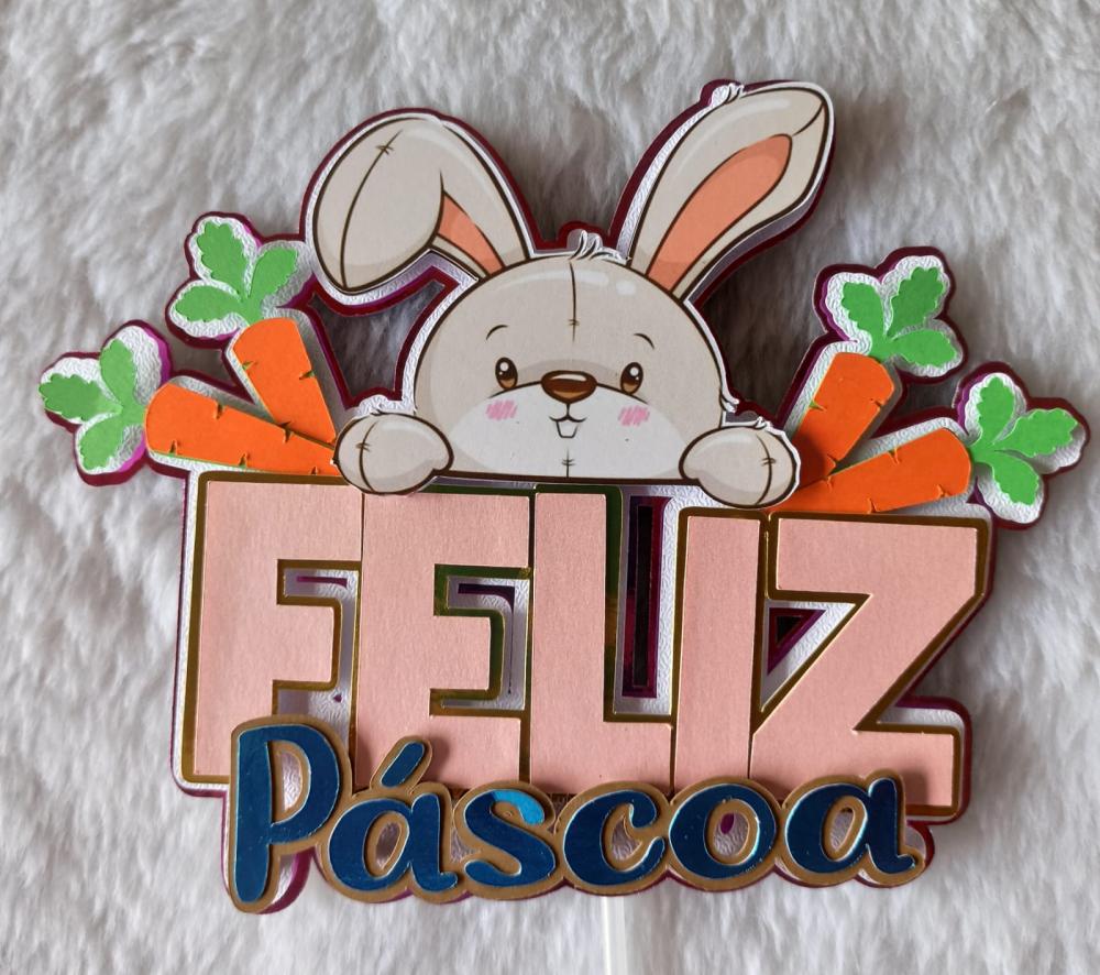 Arquivo de corte topo de bolo Páscoa