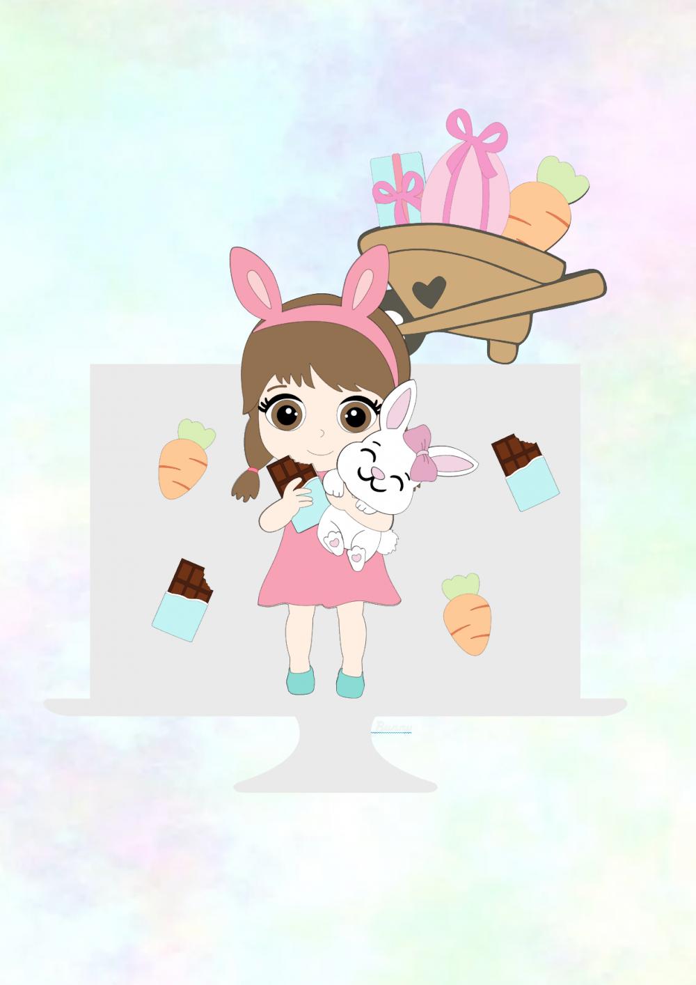 Arquivo de corte topo de bolo Páscoa