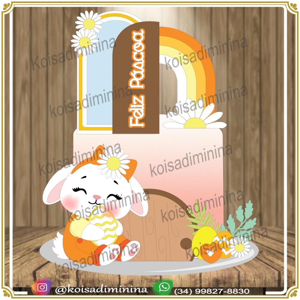 Arquivo de corte topo de bolo Páscoa