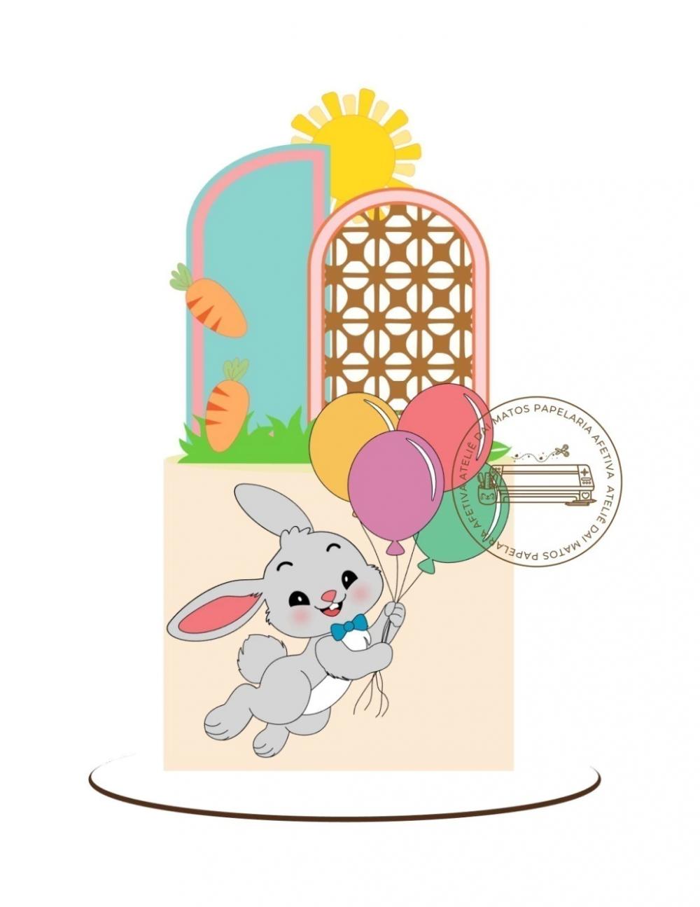 Arquivo de corte topo de bolo Páscoa