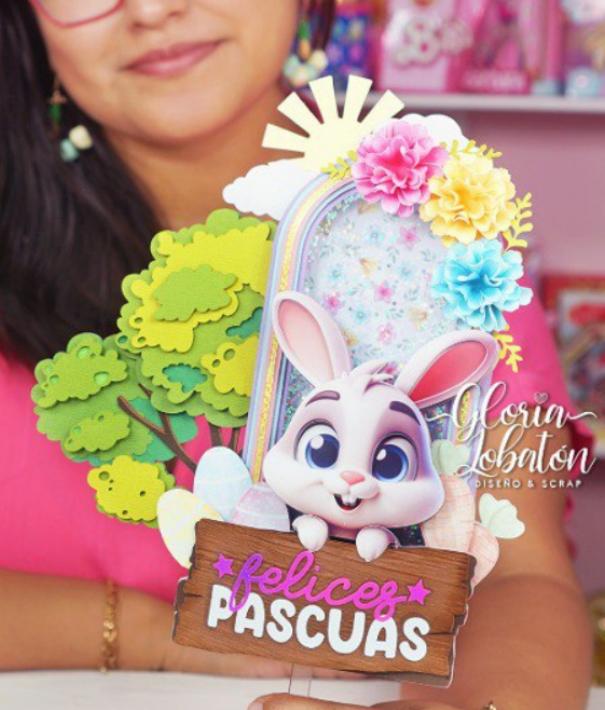 Arquivo de corte topo de bolo Páscoa