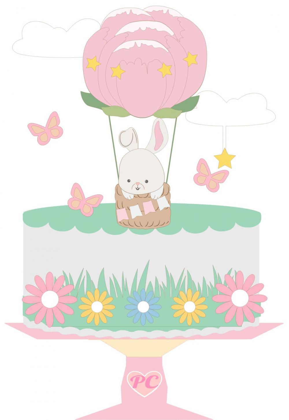 Arquivo de corte topo de bolo Páscoa