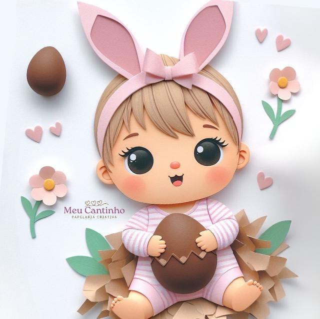 Arquivo de corte topo de bolo Páscoa