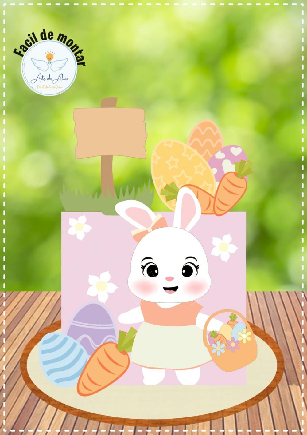Arquivo de corte topo de bolo Páscoa