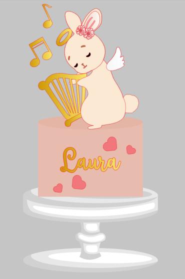 Arquivo de corte topo de bolo Páscoa