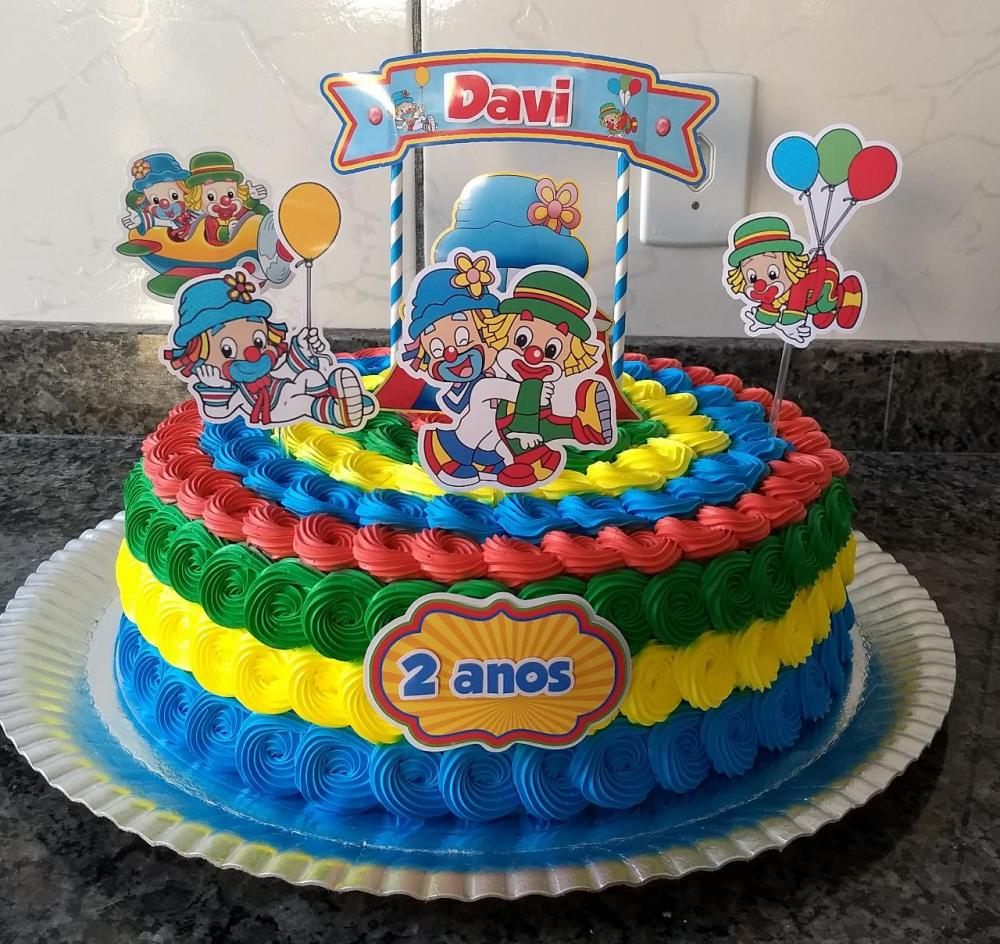 Arquivo de corte topo de bolo Patati Patatá