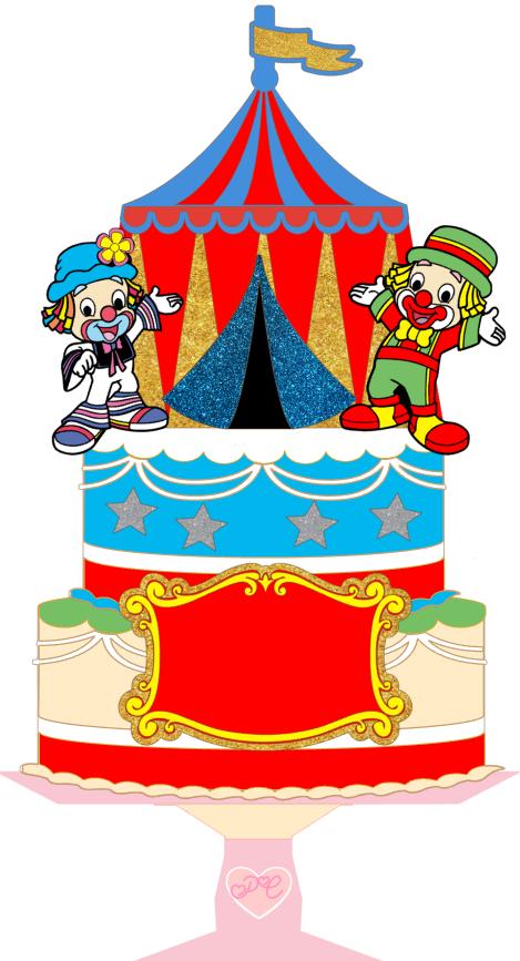 Arquivo de corte topo de bolo Patati Patatá