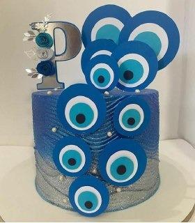 Arquivo de corte topo de bolo Olho Grego