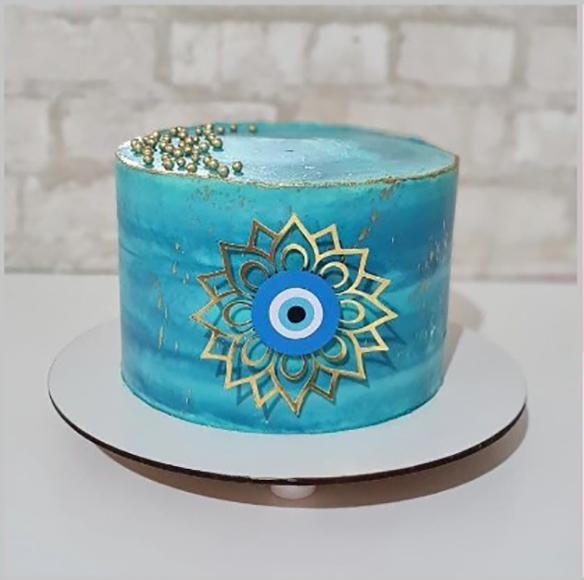 Arquivo de corte topo de bolo Olho Grego