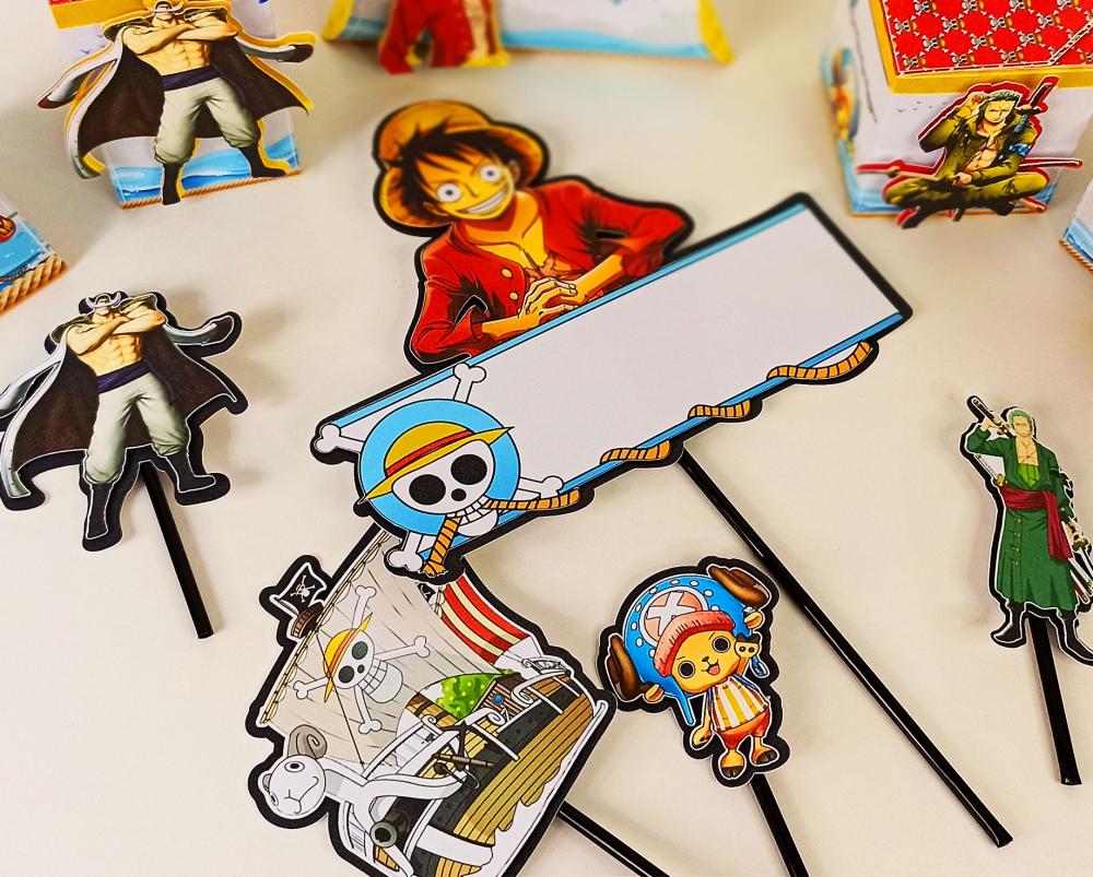 Arquivo de corte topo de bolo One Piece