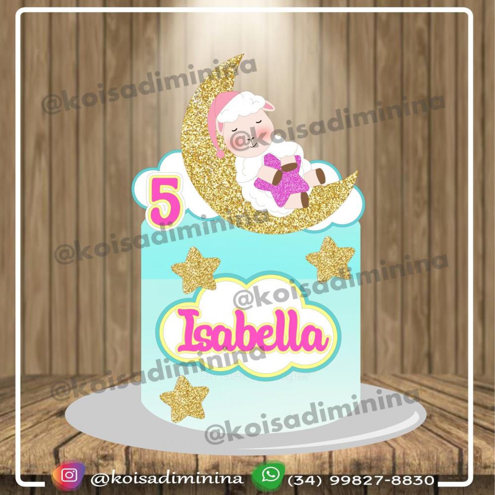 Arquivo de corte topo de bolo Ovelhinha