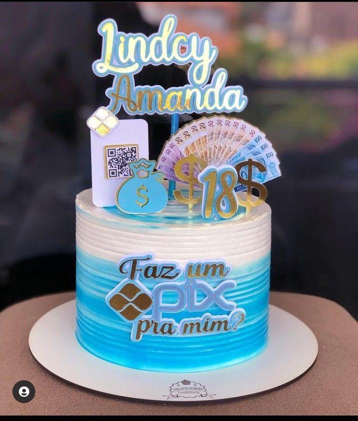 Arquivo de corte topo de bolo Pix