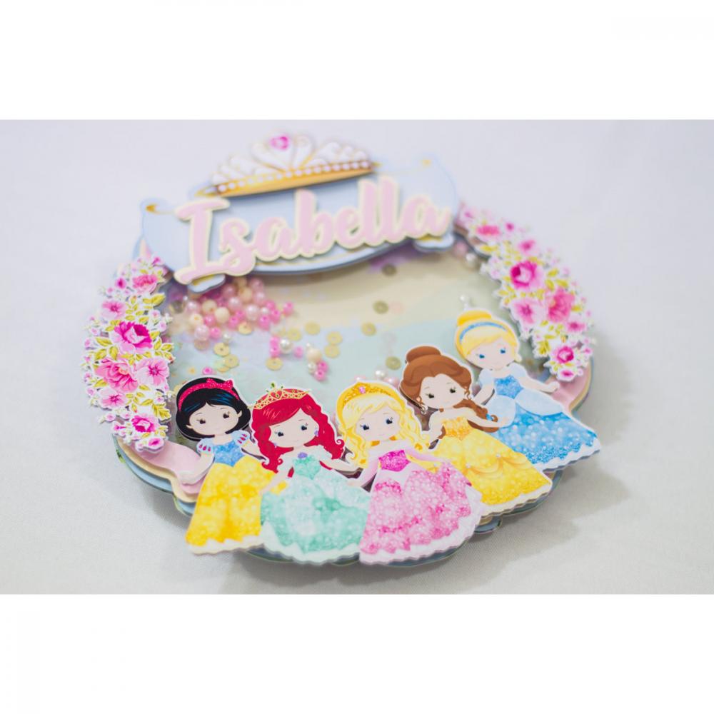 Arquivo de corte topo de bolo princesas