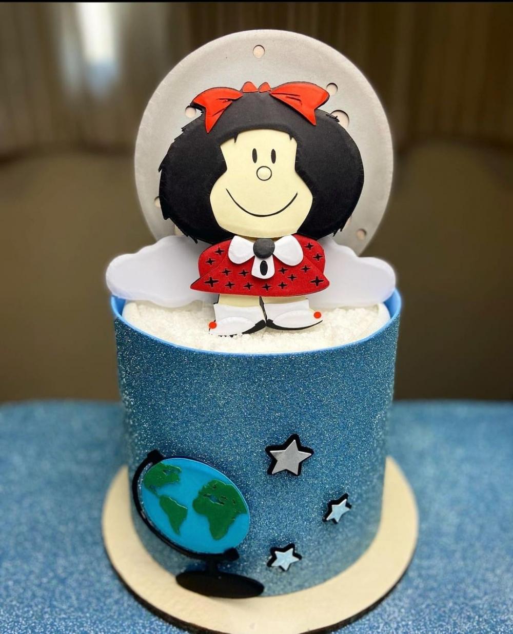 Arquivo de corte topo de bolo Mafalda