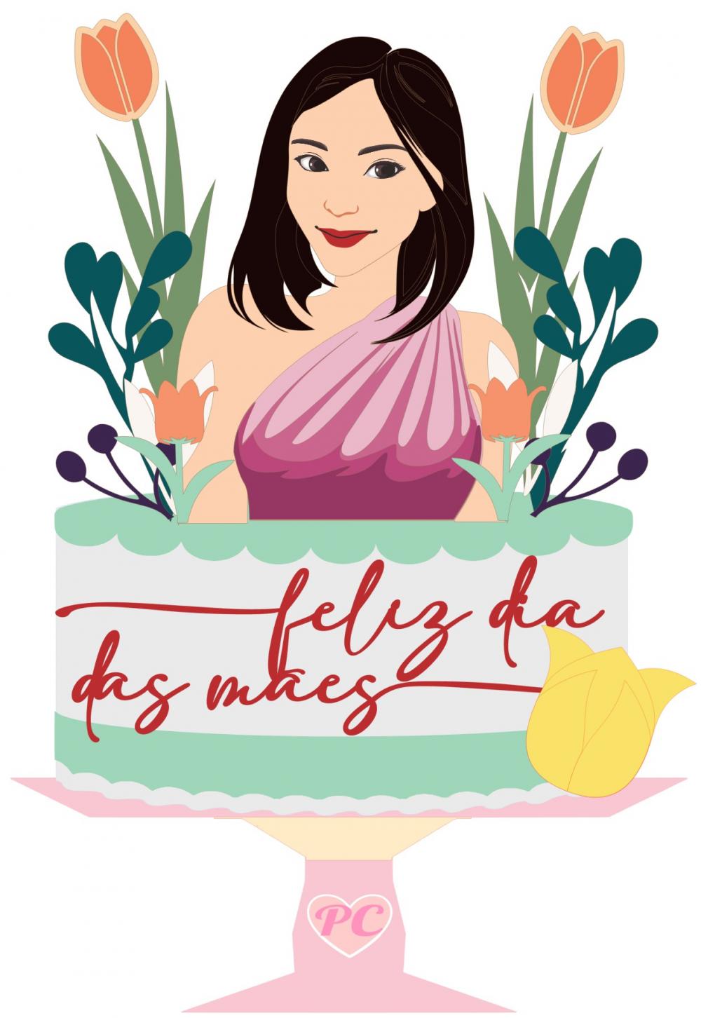 Arquivo de corte topo de bolo Mulan