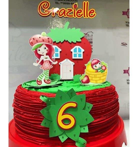 Arquivo de corte topo de bolo Moranguinho