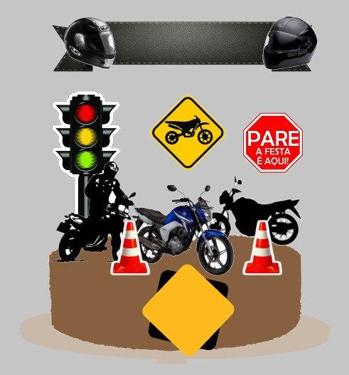 Arquivo de corte Topo de Bolo moto