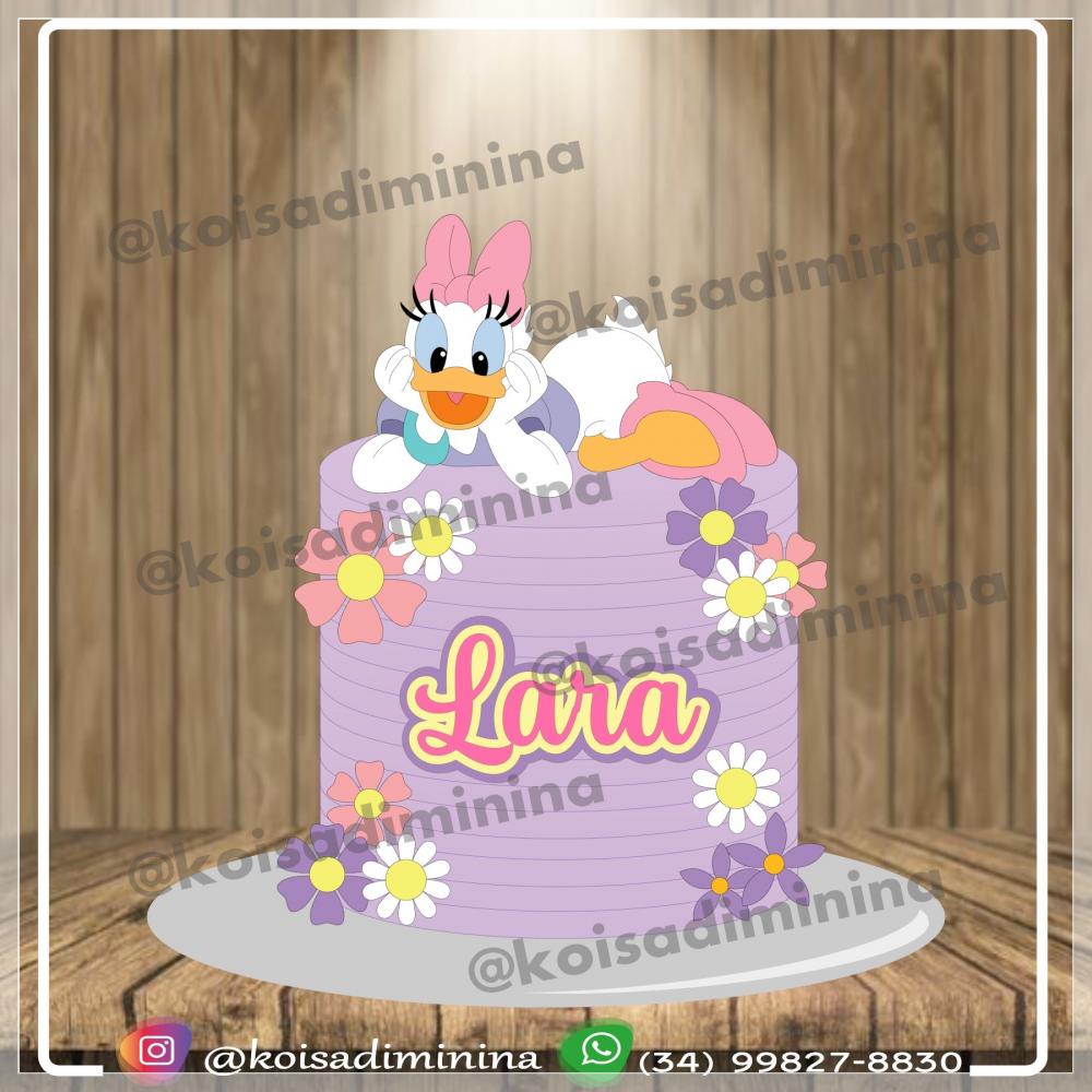 Arquivo de corte topo de bolo Margarida