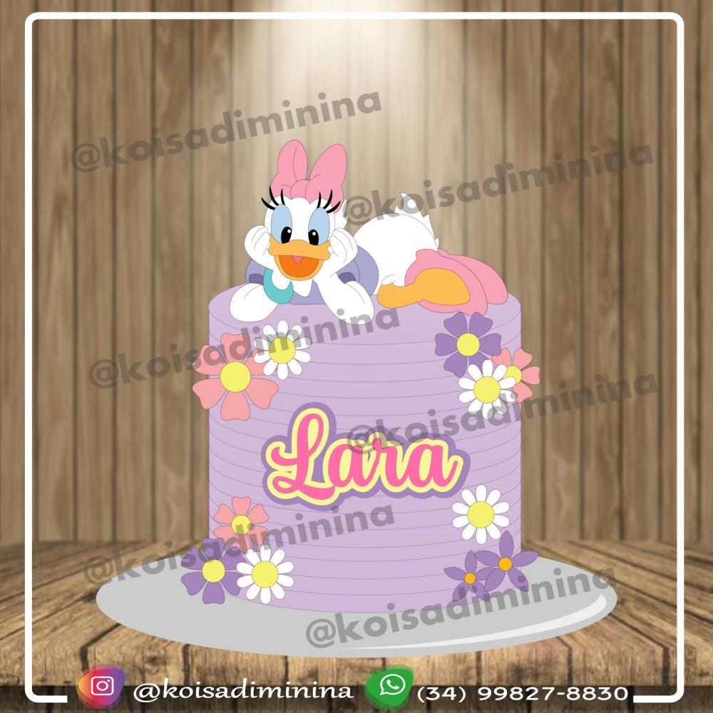 Arquivo de corte topo de bolo Margarida