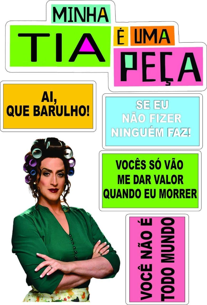 Arquivo de corte topo de bolo Minha mãe é uma peça