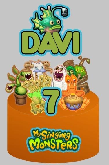 Arquivo de corte topo de bolo my singing monsters