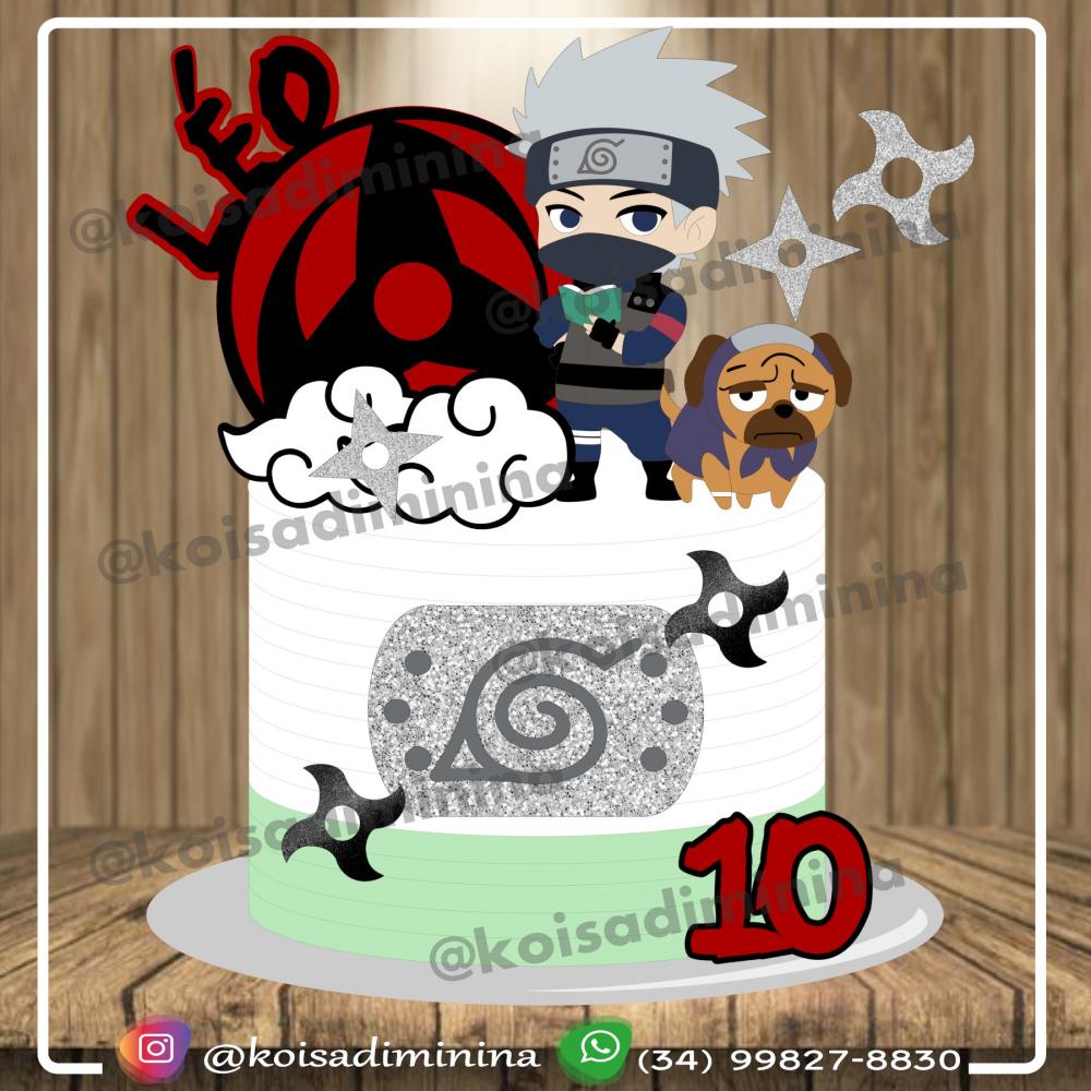 Arquivo de corte topo de bolo Naruto