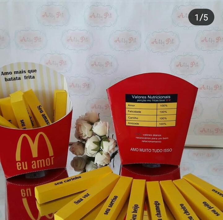 Arquivo de corte topo de bolo Mc Donalds