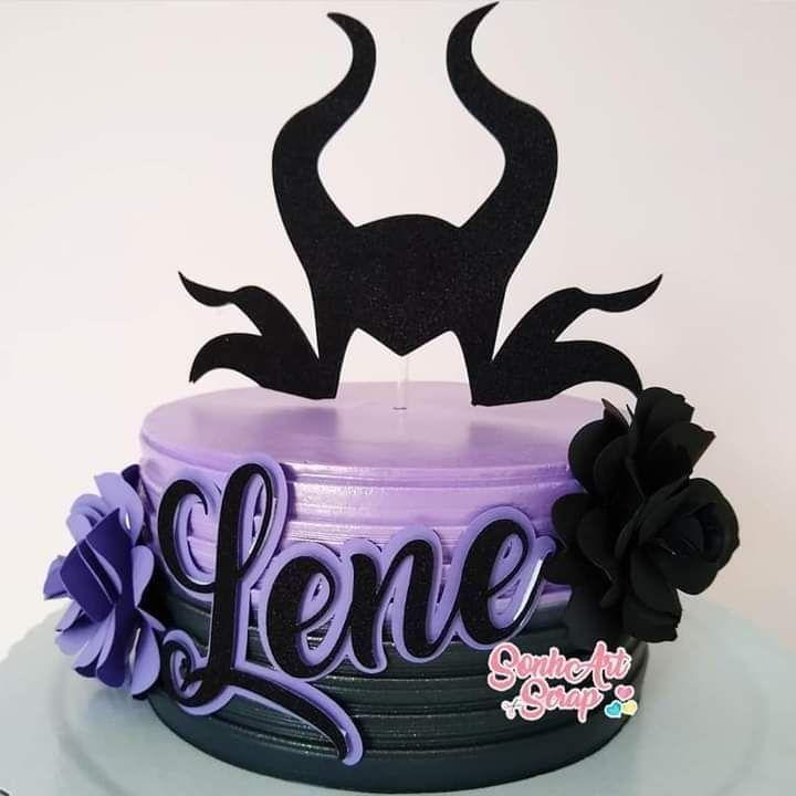 Arquivo de corte topo de bolo Malévola