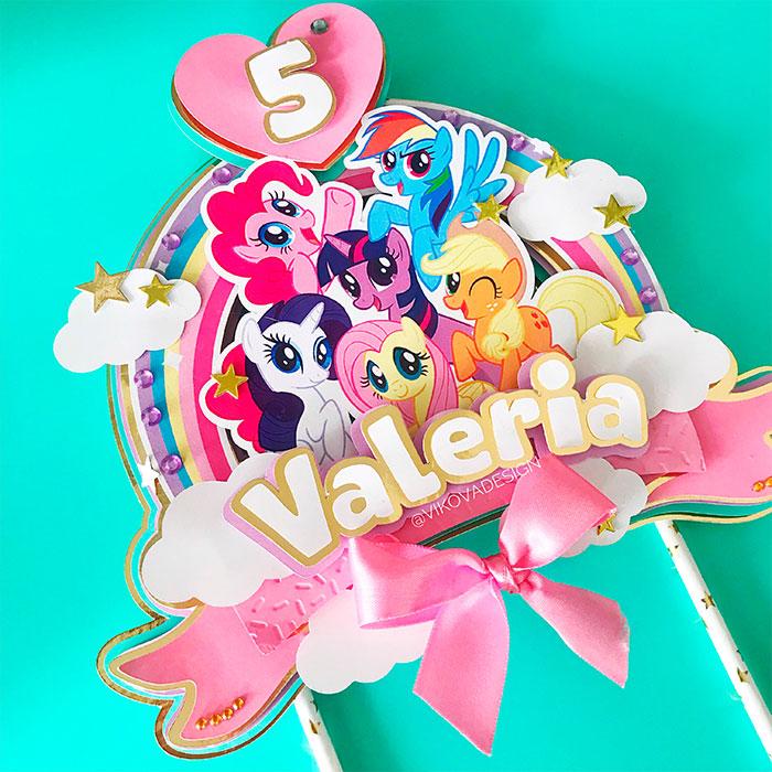 Arquivo de corte topo de bolo my little poney