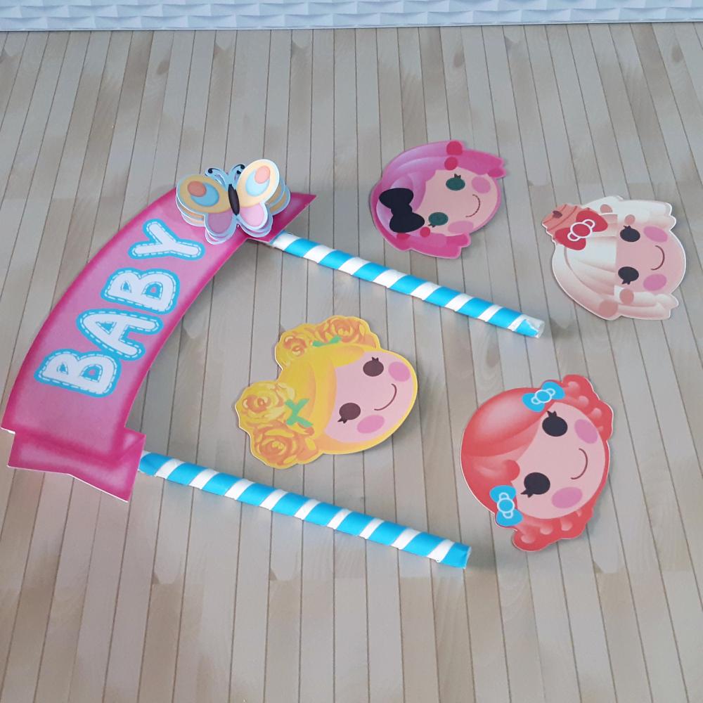 Arquivo de corte topo de bolo Lalaloopsy