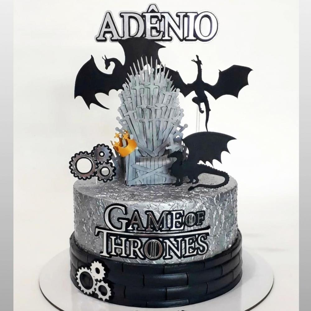 Arquivo de corte topo de bolo Game of thrones