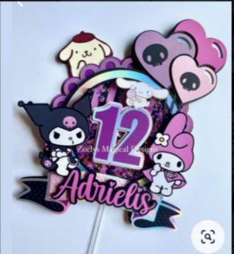 Arquivo de corte topo de bolo Hello Kitty