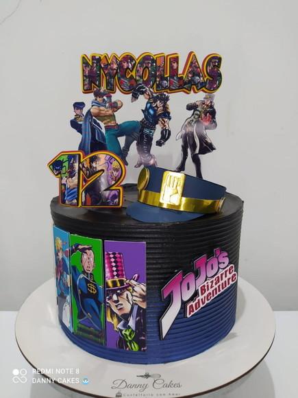 Arquivo de corte topo de bolo Jojos