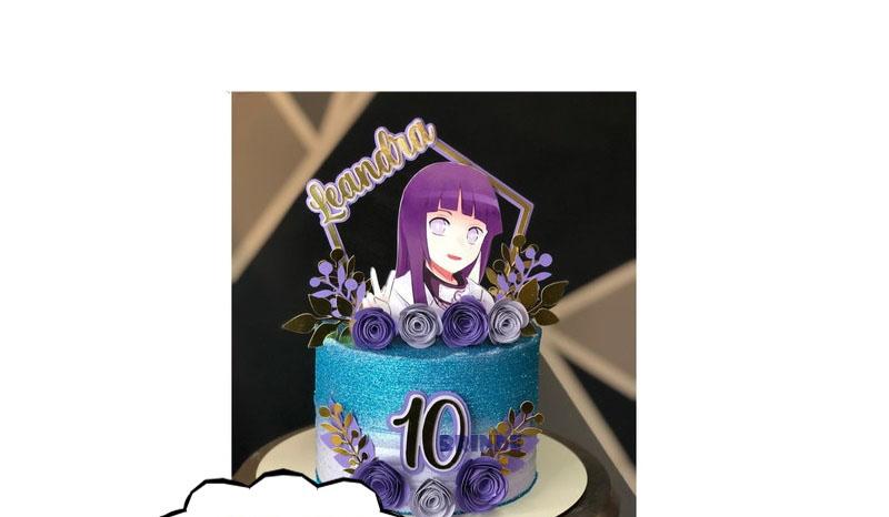 Arquivo de corte topo de bolo Hinata