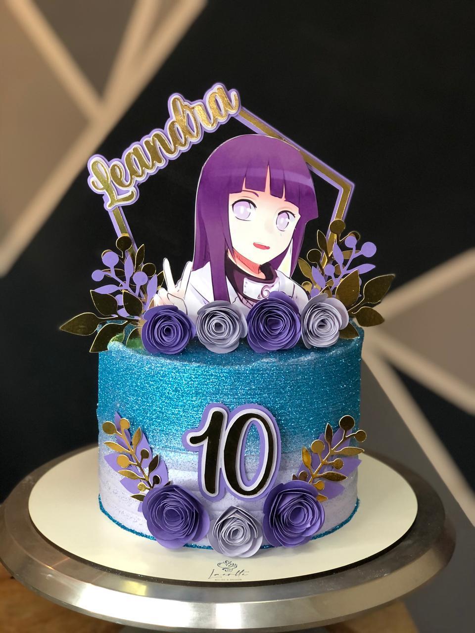 Arquivo de corte topo de bolo Hinata