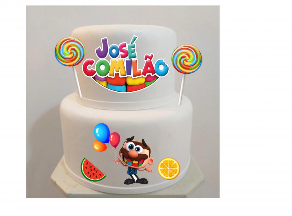 Arquivo de corte topo de bolo José Comilão