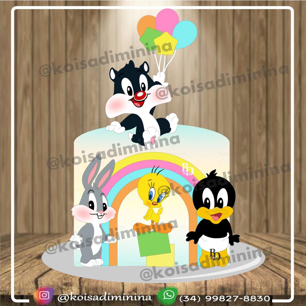 Arquivo de corte topo de bolo looney tunes