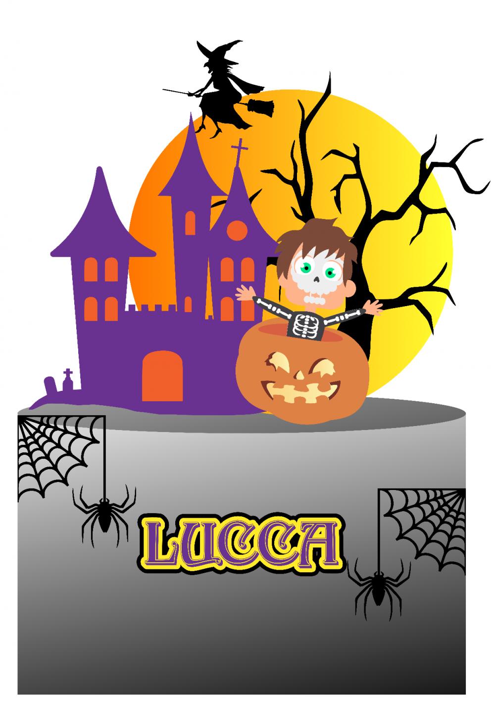 Arquivo de corte topo de bolo halloween