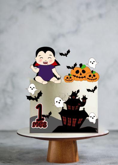 Arquivo de corte topo de bolo halloween