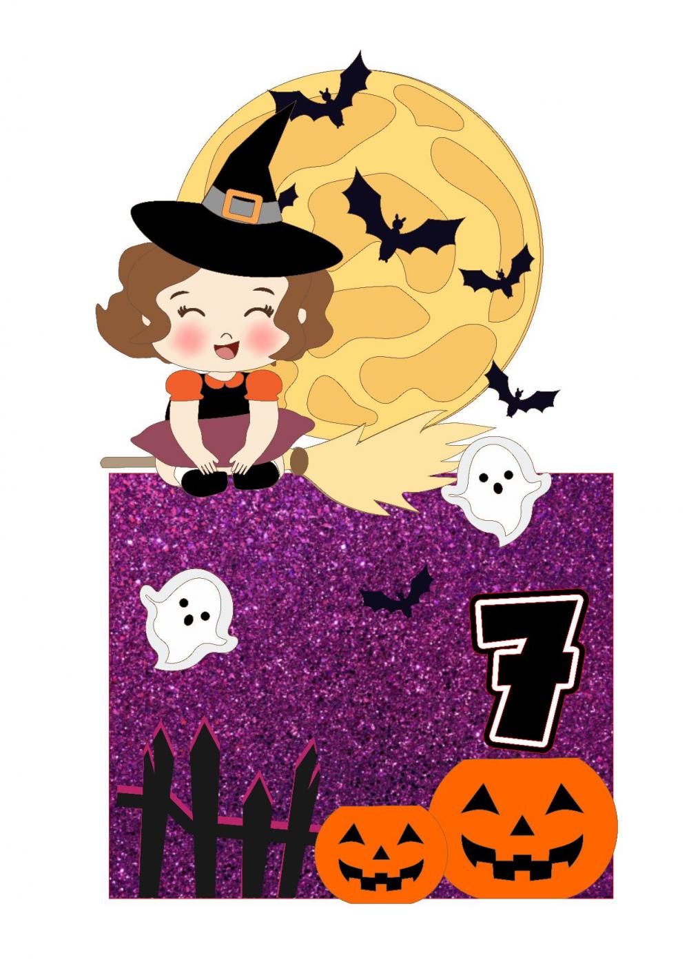 Arquivo de corte topo de bolo halloween